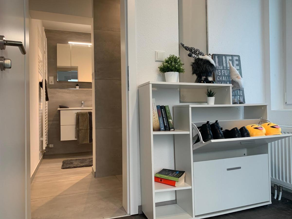 W1 - Kontaktloser 24H Check In, W-Lan, Netflix, Parkplatz, Kueche, Boxspring-Bett Bueckeburg Luaran gambar